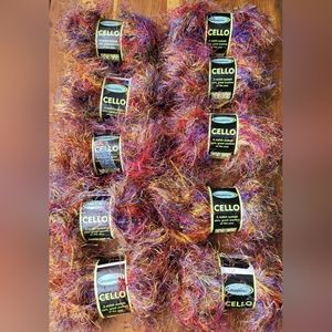 Sensations Cello yarn 10 skeins